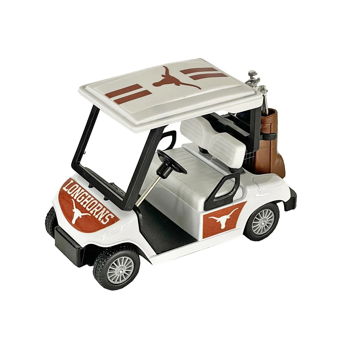 Texas Longhorn Pull Back Golf Cart - Image 2