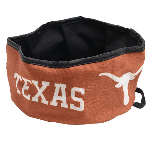 Texas Longhorn Dog Foldable Travel Bowl (TEXAS5000BOWL) - Image 3