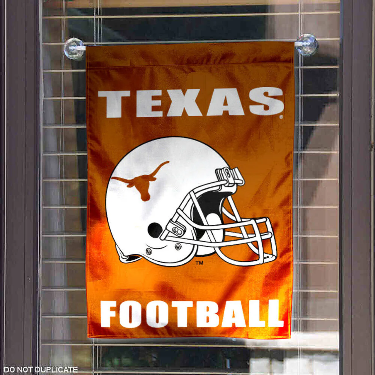Texas Longhorn Football Helmet & Letters Garden Flag Banner (0131386FH) - Image 2