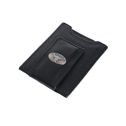 Texas Longhorn Front Pocket Wallet/Money Clip - Image 3