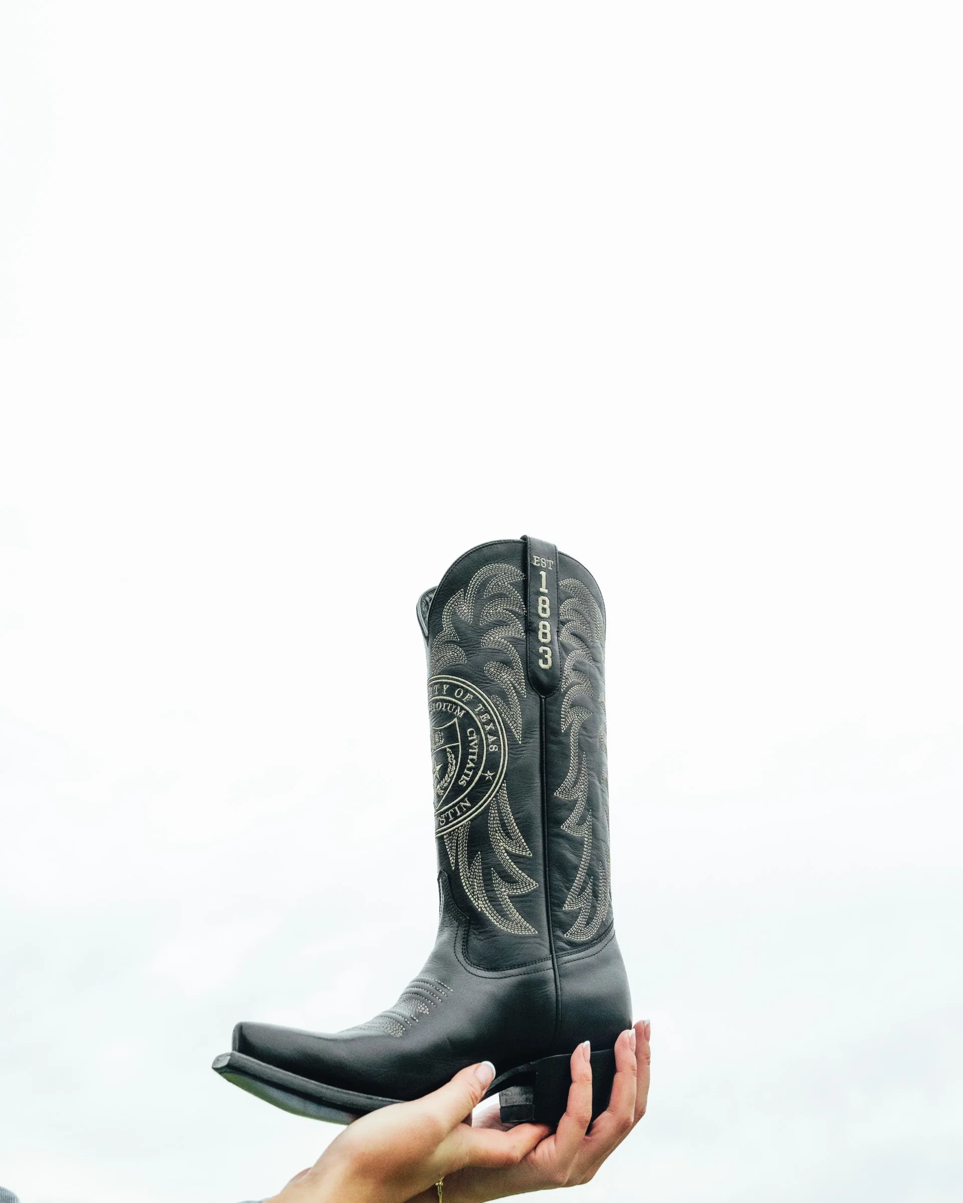 Texas Longhorn Gameday Women's Limited Edition Seal Western Boot (BLK) - Image 6