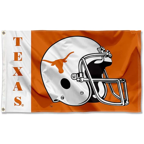 Texas Longhorn Helmet Flag (3' X 5') (13030571FH) - Image 2