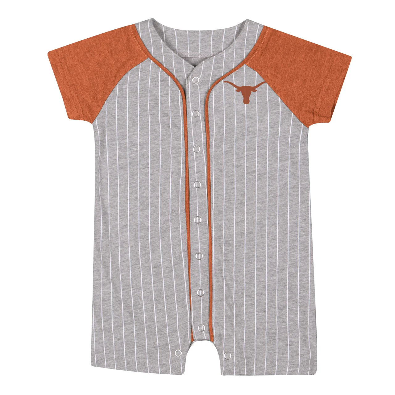 Texas Longhorn Colosseum Infant Airball Pinstripe Romper (HEATHER/BO)