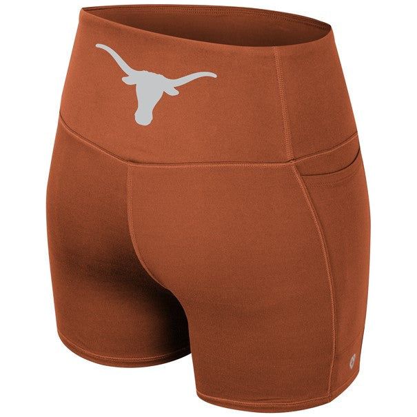 Texas Longhorn Ladies Colosseum Sorority Row Bike Shorts (COBS31310) - Image 2