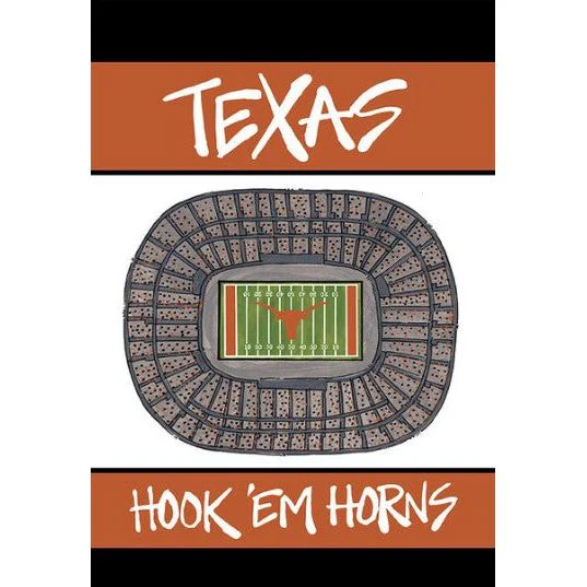 Texas Longhorn Magnolia Lane Stadium Garden Flag - Image 2