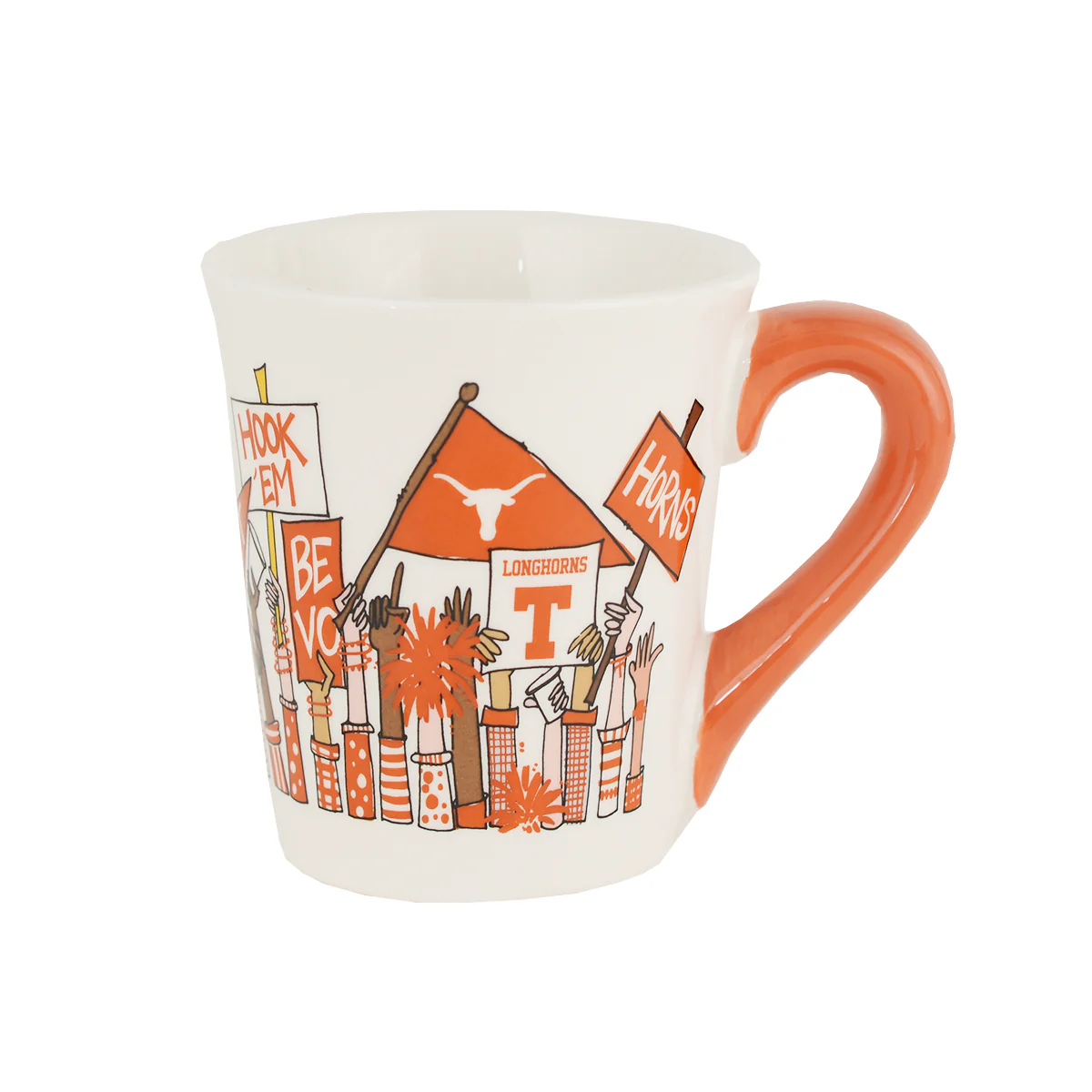 Texas Longhorn Magnolia Lane Waving Banners Ceramic Mug (22586) - Image 3