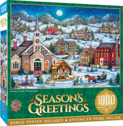 Season's Greetings Peace on Earth 1000 Piece Jigsaw Puzzle (72242) - Image 2