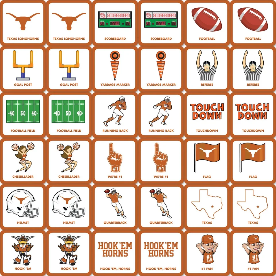 Texas Longhorn Matching Game (235304) - Image 4