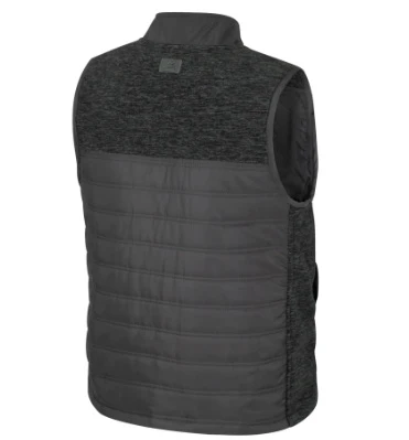 Texas Longhorn Colosseum Men's Nightman Charcoal Puffer Vest (COUV11884C) - Image 2