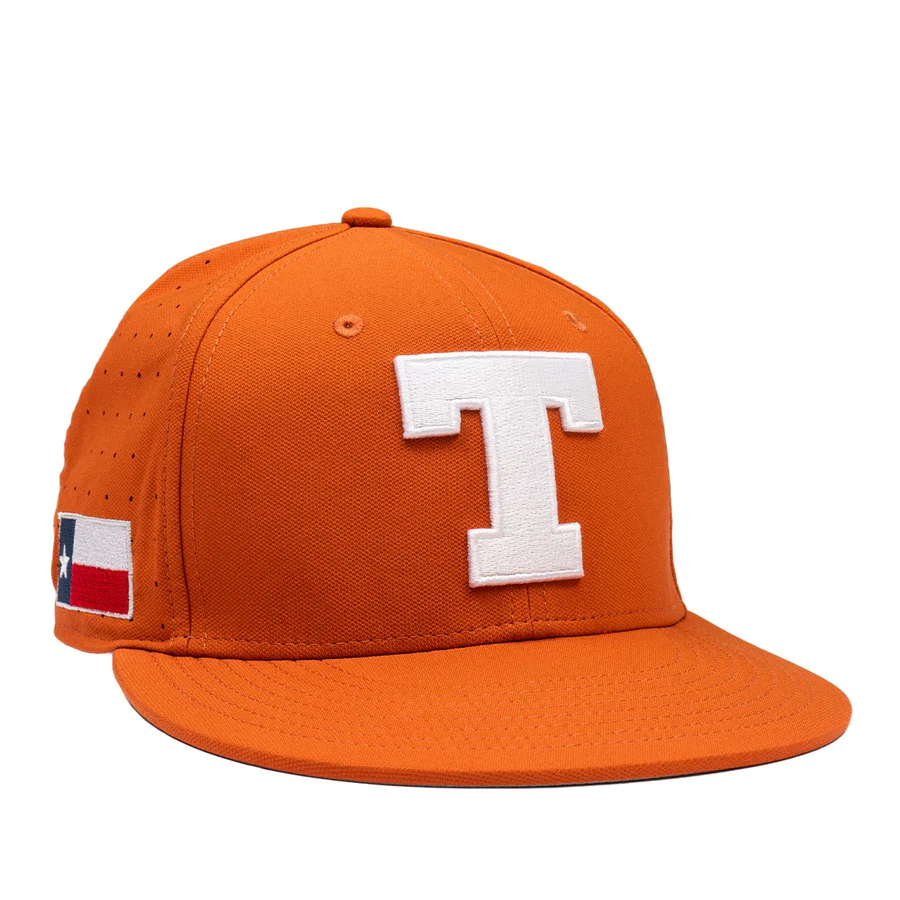 Nike Texas Longhorn True Fitted-On Field Baseball Cap (Desert Orange)(NC-14-81F-TXE-J26) - Image 2