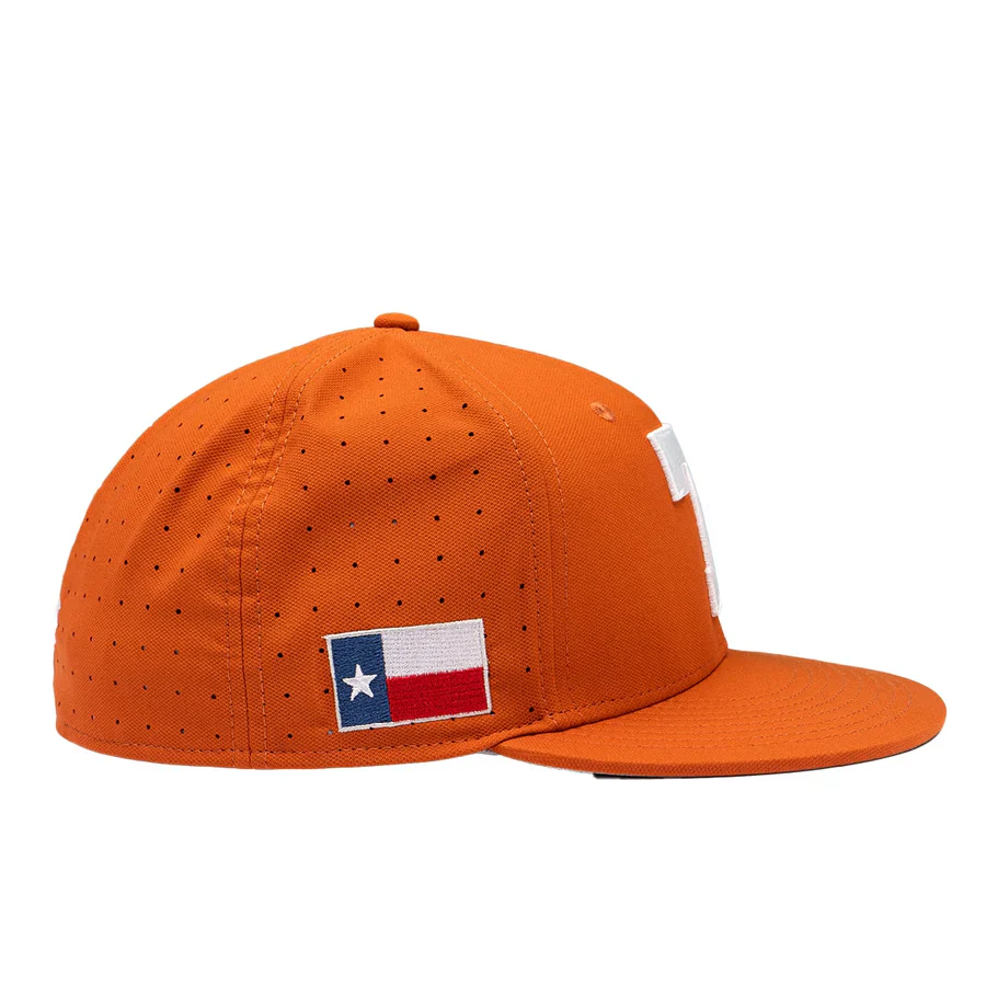Nike Texas Longhorn True Fitted-On Field Baseball Cap (Desert Orange)(NC-14-81F-TXE-J26) - Image 3