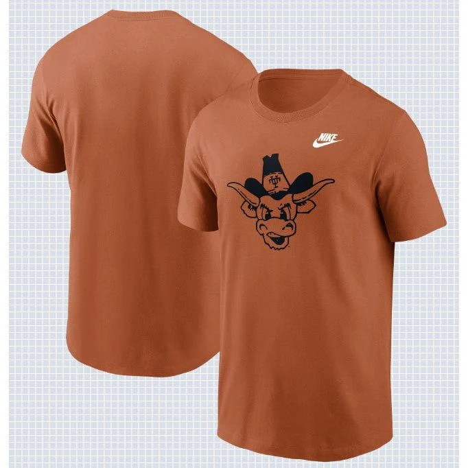 Texas Longhorn Nike Men's Legacy Vintage Bevo Print Tee (N199-81F-TXV-1AS) - Image 2