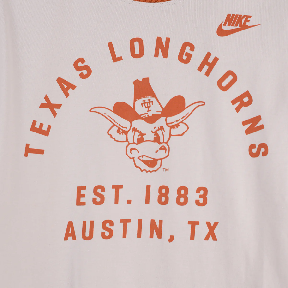 Texas Longhorn Nike Women's Legacy Arch Texas Longhorn Crop Top (LTGRY) - Image 2
