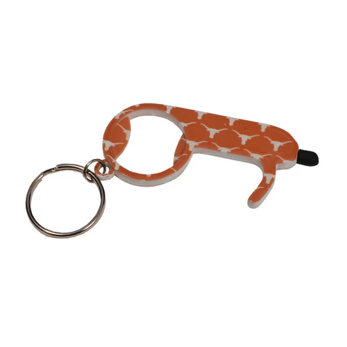 Texas Longhorn No Touch Key Chain (FCNTXC) - Image 2
