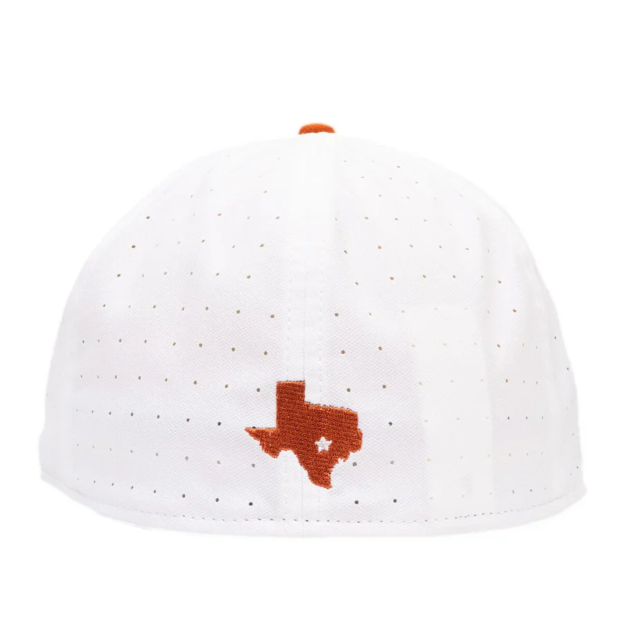 Nike Texas Longhorn True Fitted-On Field Baseball Cap (White)(NC-14-81F-TXE-J26) - Image 3