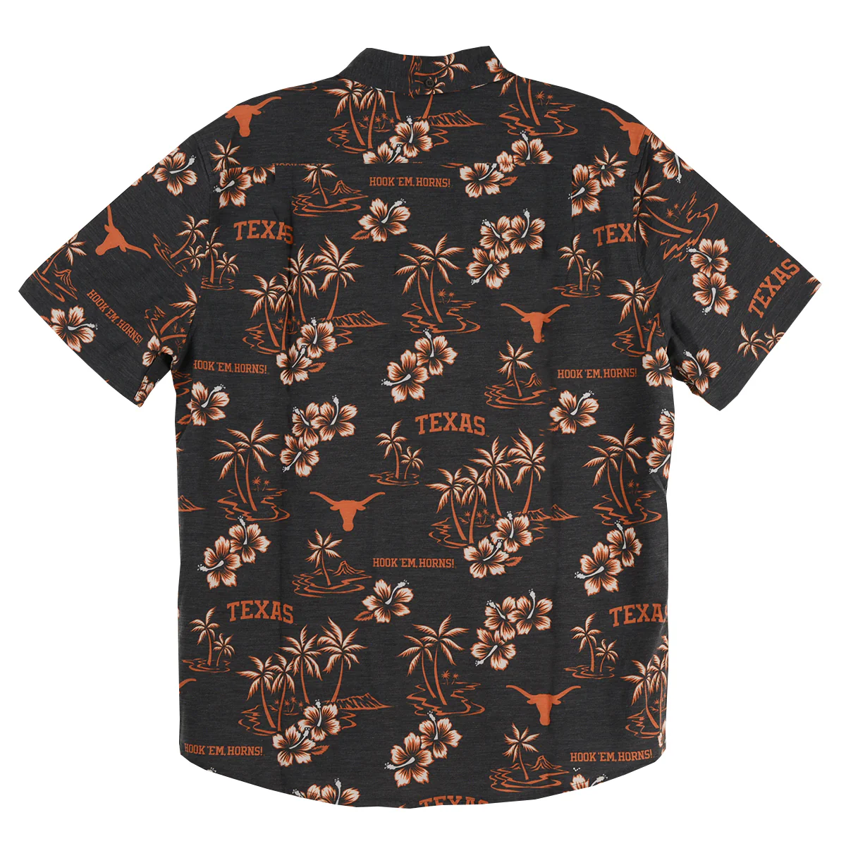 Texas Longhorn Reyn Spooner Kekai Print Button Front Shirt (M608313125) - Image 3