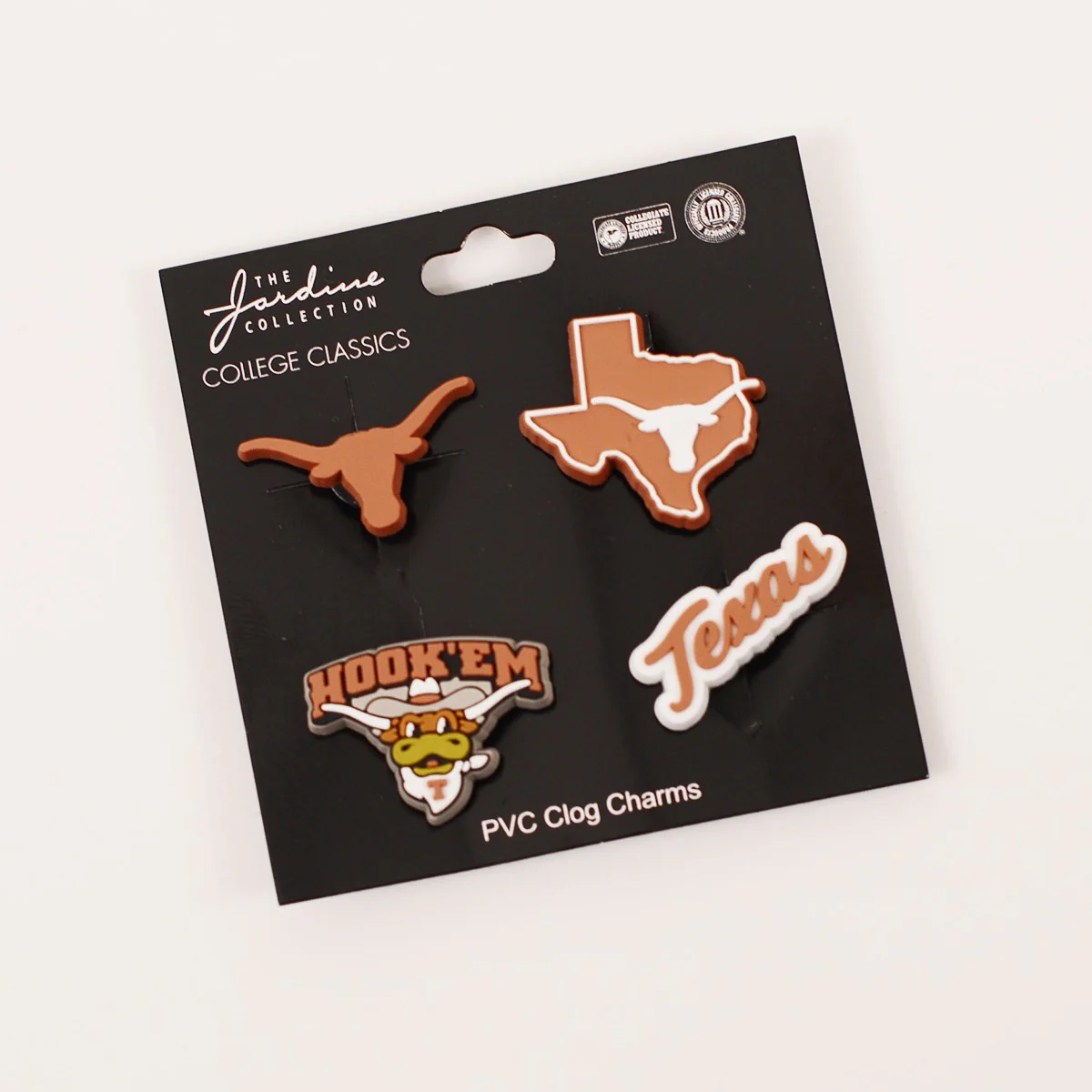 Texas Longhorn Rubber Clog Charms (Fits Croc Brand)