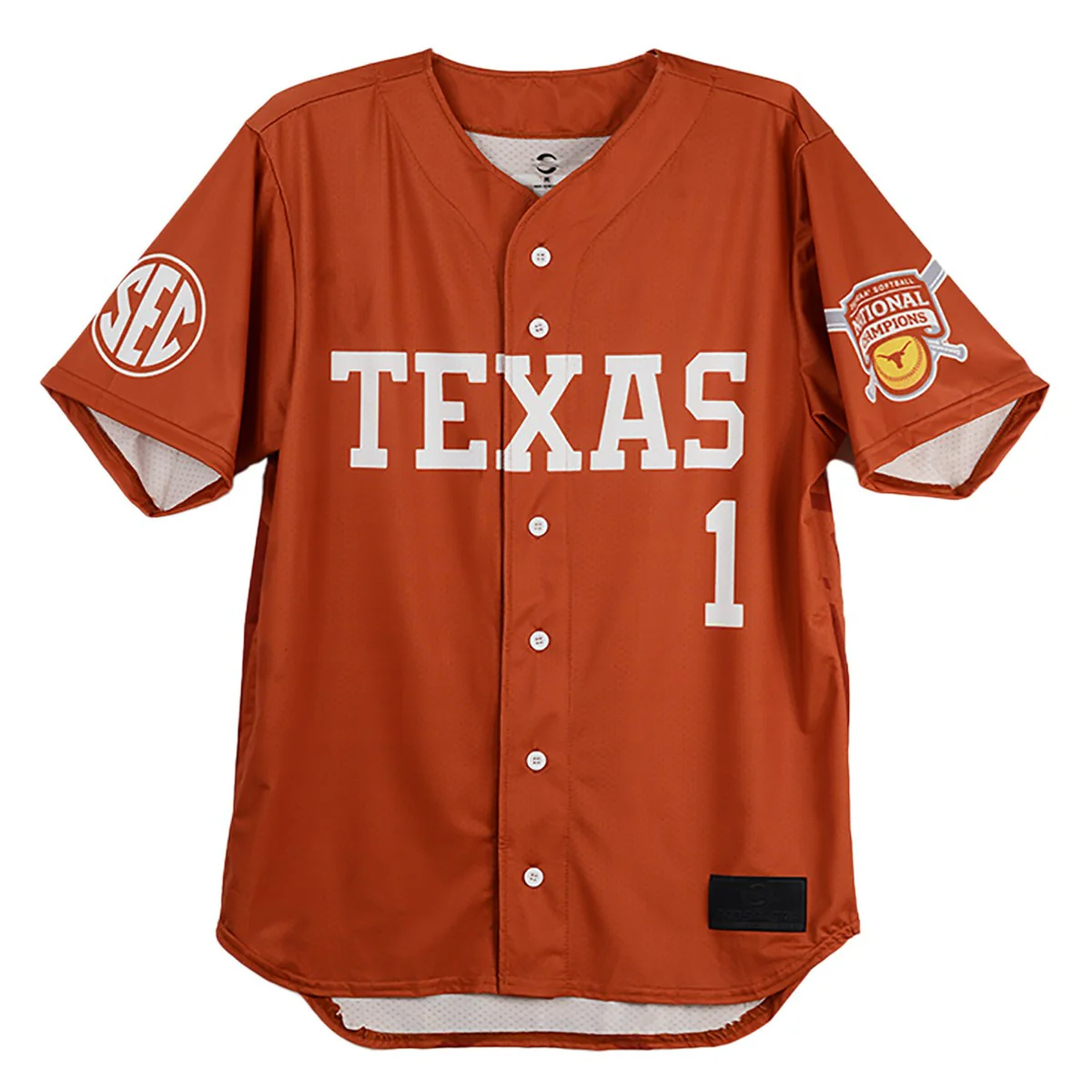 Texas Longhorn Softball 2025 National Champions Sublimated Jersey - Image 2