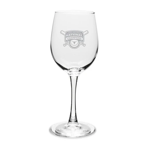 Texas Longhorn Softball 2025 National Champions  Wine Glass - Image 2