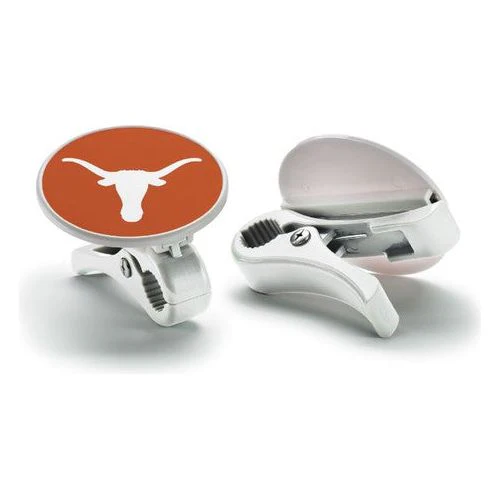 Texas Longhorn Sport Clips (Set of 2) (99434) SLV/BO - Image 2