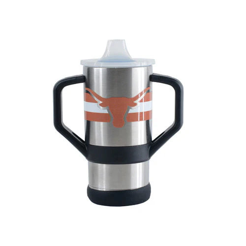 Texas Longhorn Stainless Sippy Cup - Image 2