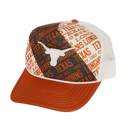 Texas Longhorn Switchback Foam Trucker Cap - Image 2