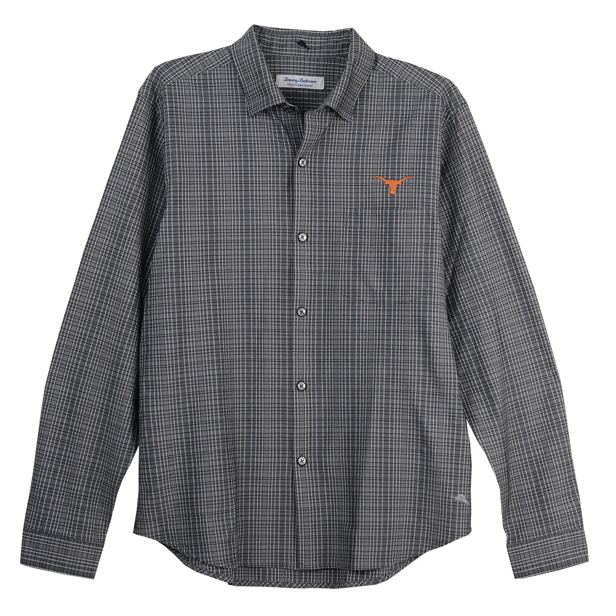 Texas Longhorn Tommy Bahama Coast Tidal Check Long Sleeve Shirt (2 Colors) - Image 5