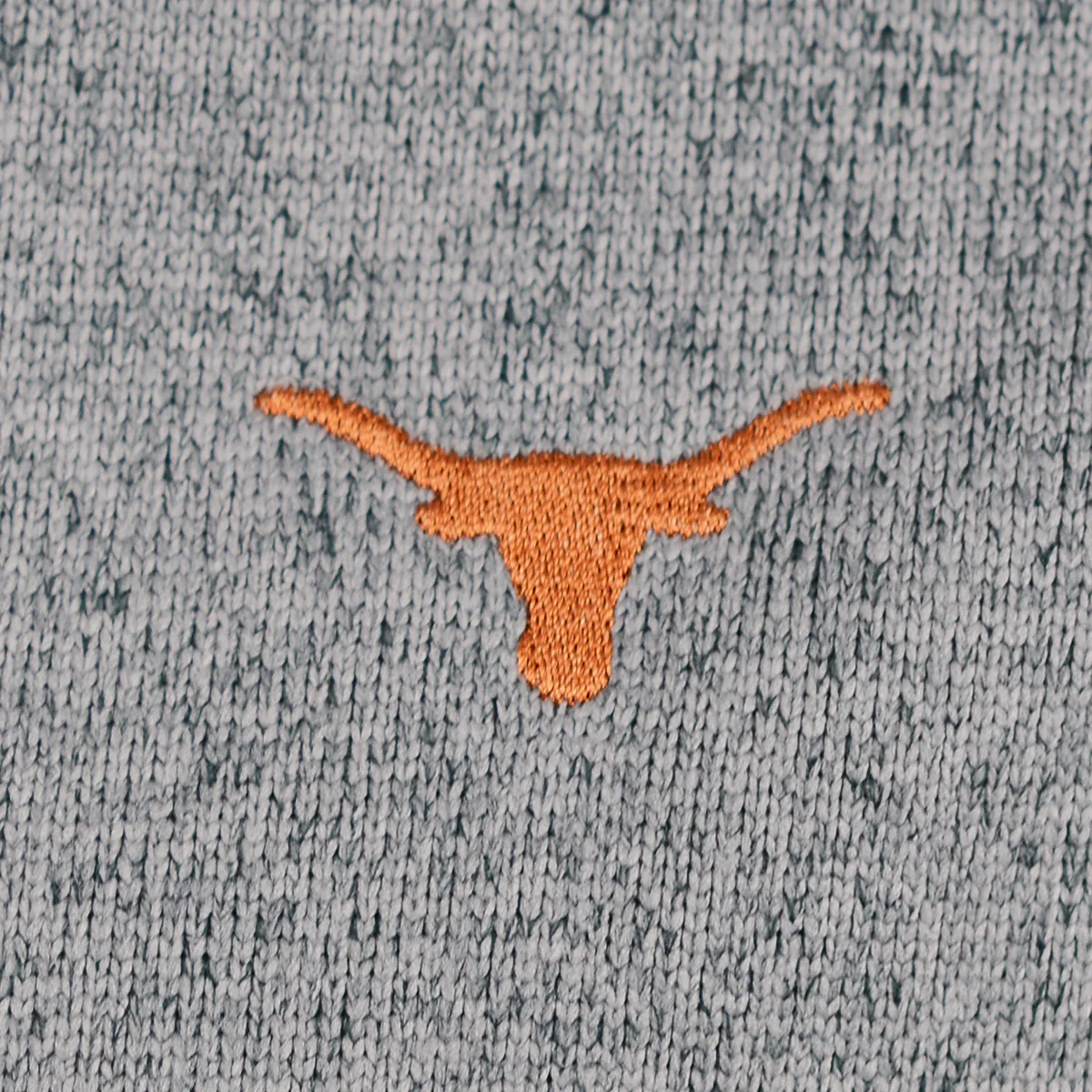 Texas Longhorn Men's Tommy Bahama Playoff Full Zip Vest (Grey) - Image 3