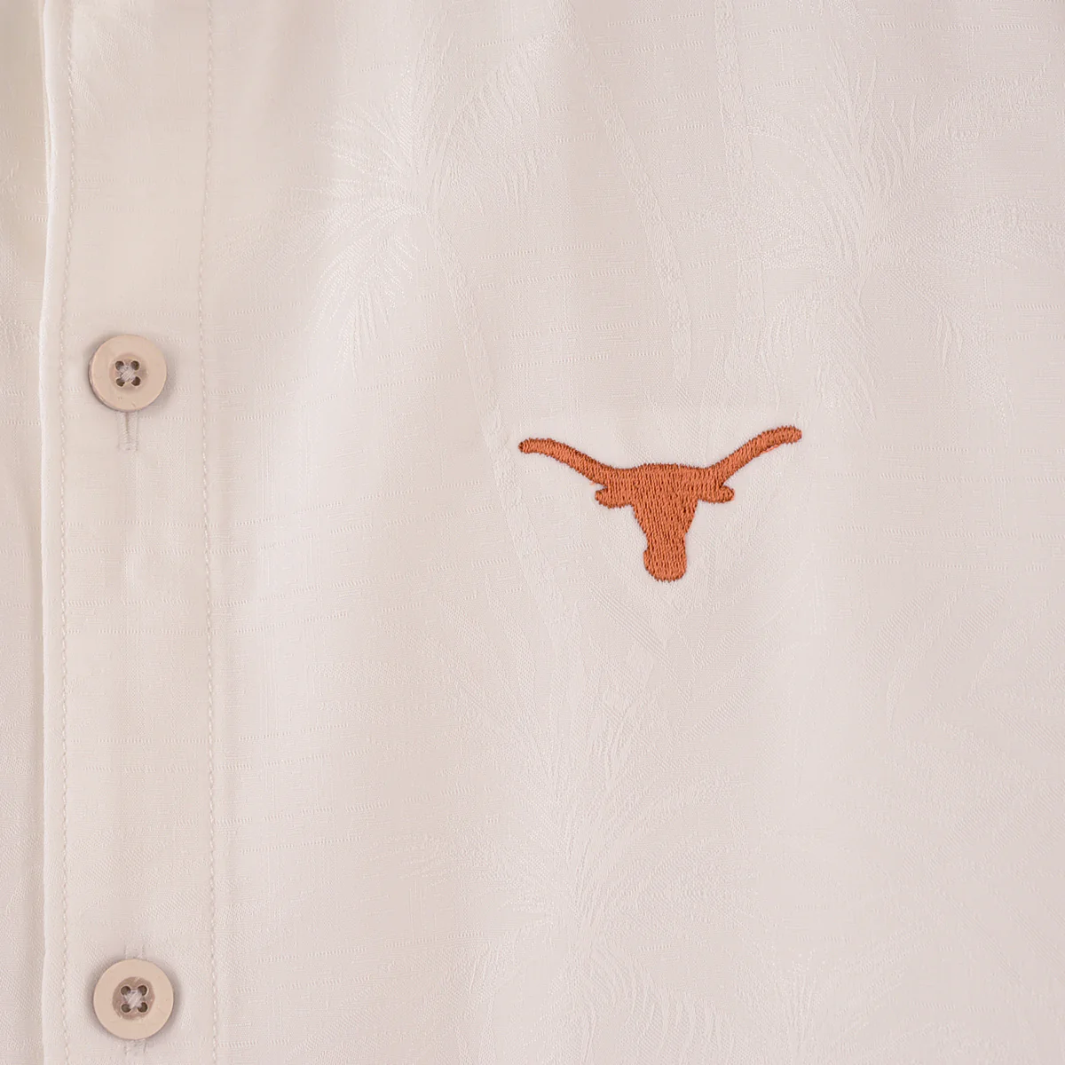 Texas Longhorn Tommy Bahama Sport Coconut Point Palm Vista Shirt (WHT) - Image 2