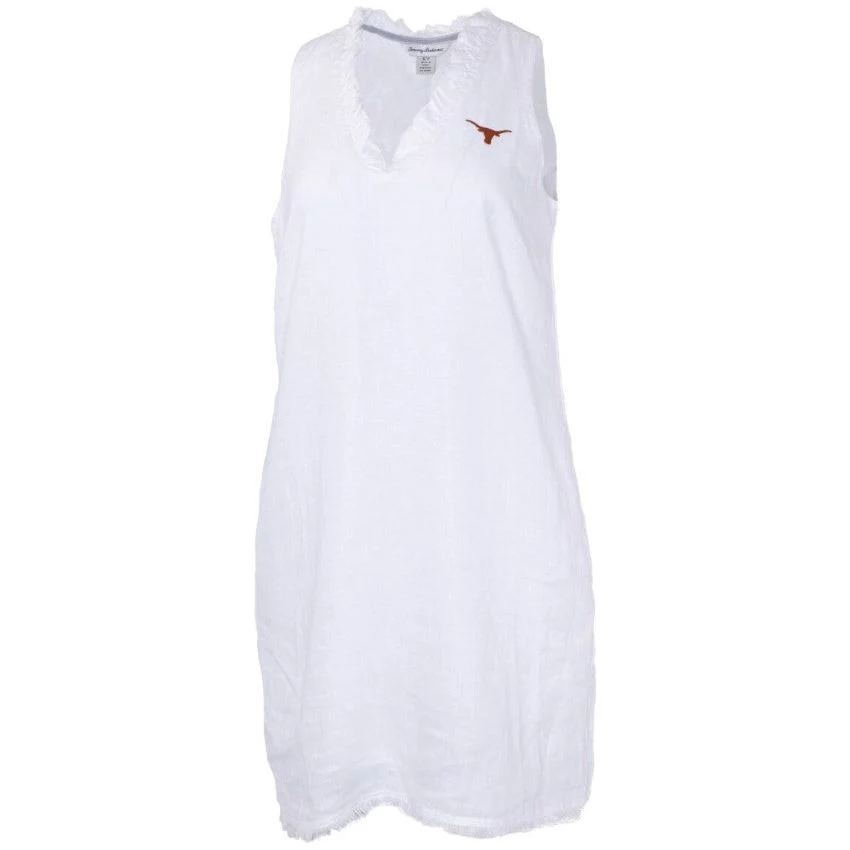Texas Longhorn Tommy Bahama Two Palms Double Ruffle Dress