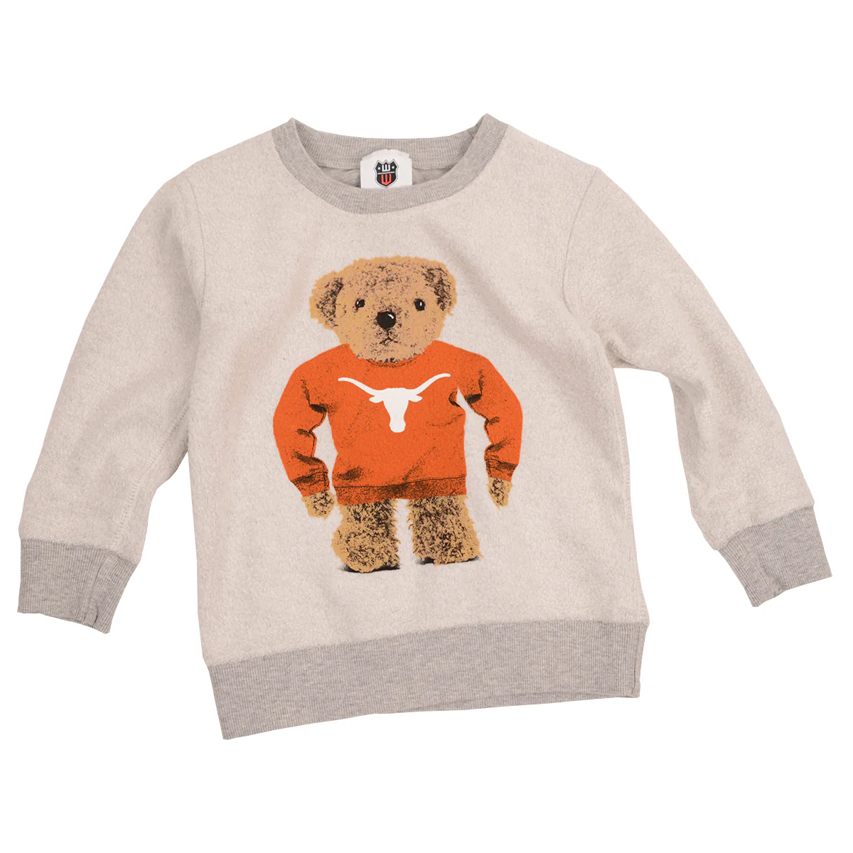 Texas Longhorn Wes & Willy Toddler Reversible Fleece Pullover (HEATHER)