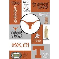 Texas Longhorns Magnolia Lane Collage Garden Flag (278869) - Image 2