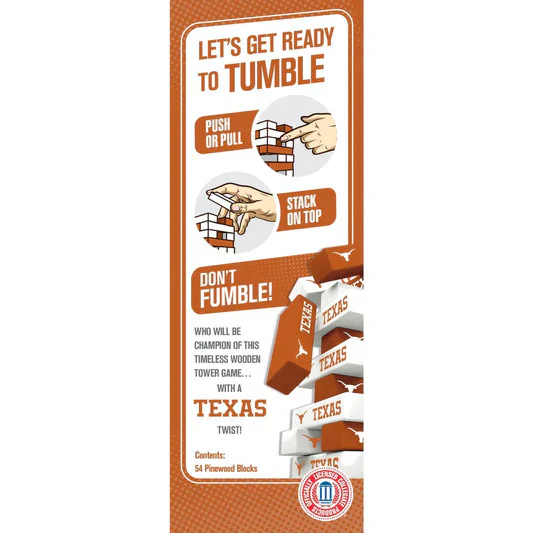 Texas Longhorns Tumble Tower Game (UTX3260) - Image 2