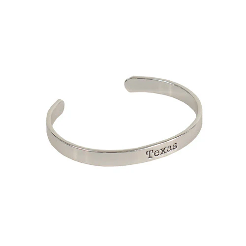TEXAS Silver Tone Cuff Bracelet (TEX40059) - Image 2