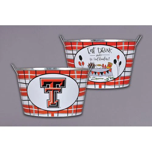Texas Tech Metal Bucket (74710) - Image 2