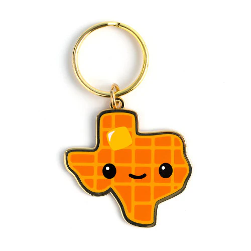 Texas Waffle Keychain (LUX K08) - Image 2