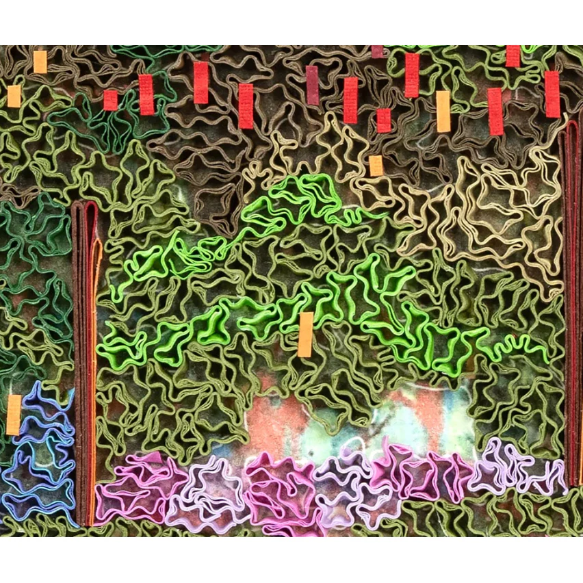 Quilling Card The Artist's Garden at Giverny Monet (AS00006) - Image 3
