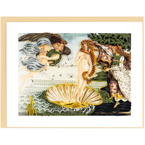 Quilling Card The Birth of Venus, Botticelli Artist Series - Image 4