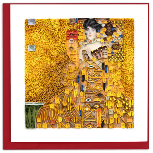 Quilling Card The Lady in Gold (AS0005) - Image 4