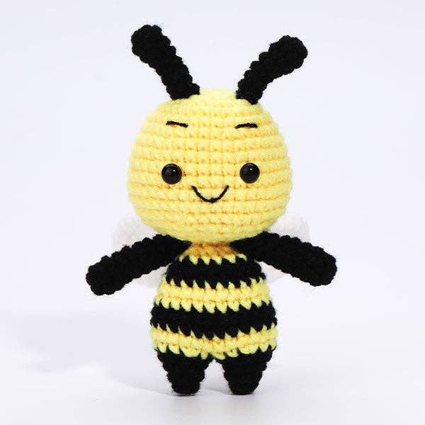 The LOOP Brigade: DIY Mini Crochet Plush Toy Complete Kit For Beginners - Chanel the Bumble Bee - Image 3