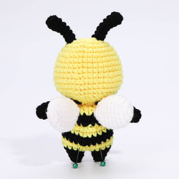 The LOOP Brigade: DIY Mini Crochet Plush Toy Complete Kit For Beginners - Chanel the Bumble Bee - Image 4