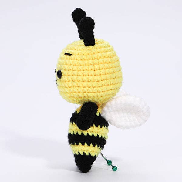 The LOOP Brigade: DIY Mini Crochet Plush Toy Complete Kit For Beginners - Chanel the Bumble Bee - Image 5