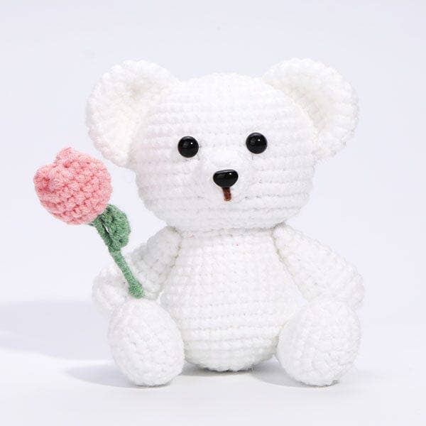 The LOOP Brigade: DIY Mini Crochet Plush Toy Complete Kit For Beginners - Cliff the Bear - Image 2