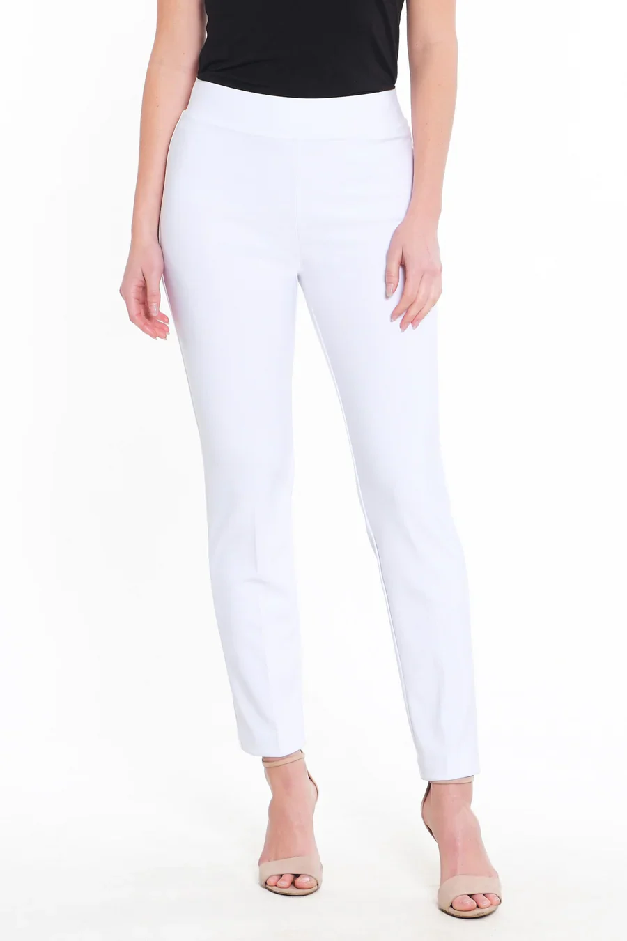 Ali Miles Knit Pull-On Back Slits Pants (Multiple Colors)(K14206PM) - Image 5