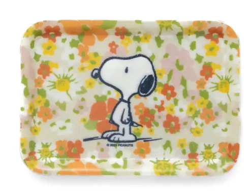 Three Potato Four 3P4 x Peanuts Snoopy Wildflowers Vintage Tray