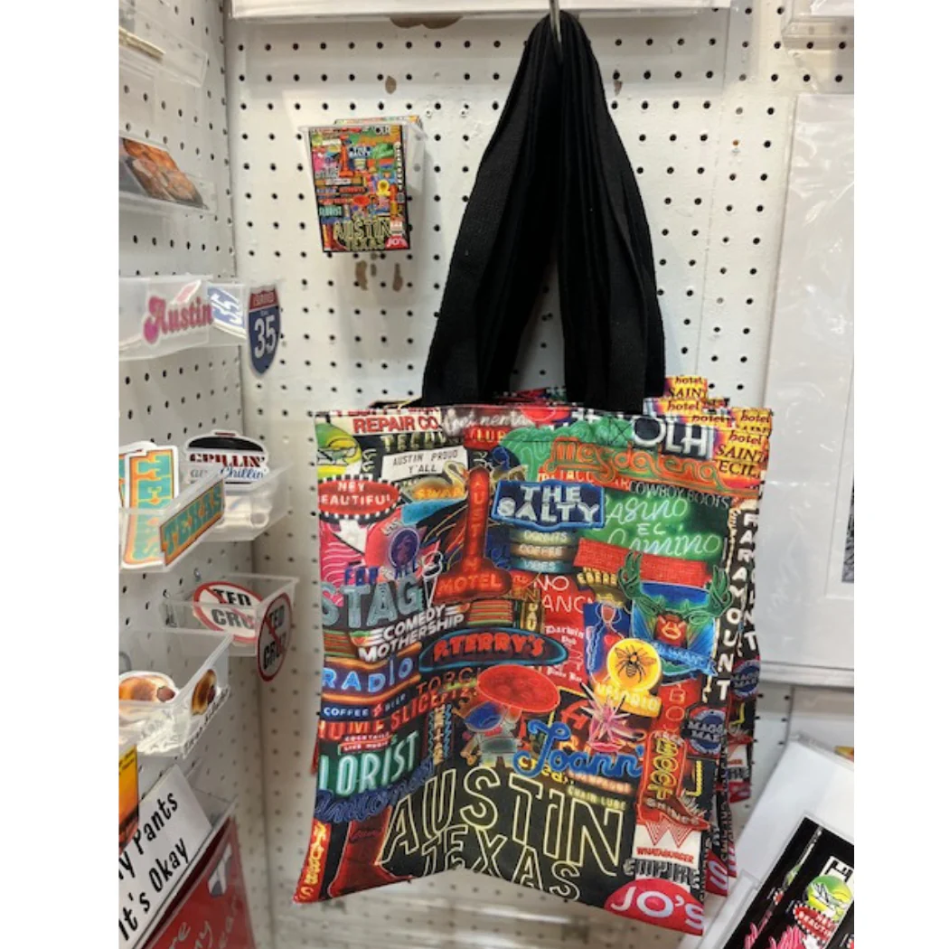 Tote Bag - Austin Neon -  Tote Bag - Image 2