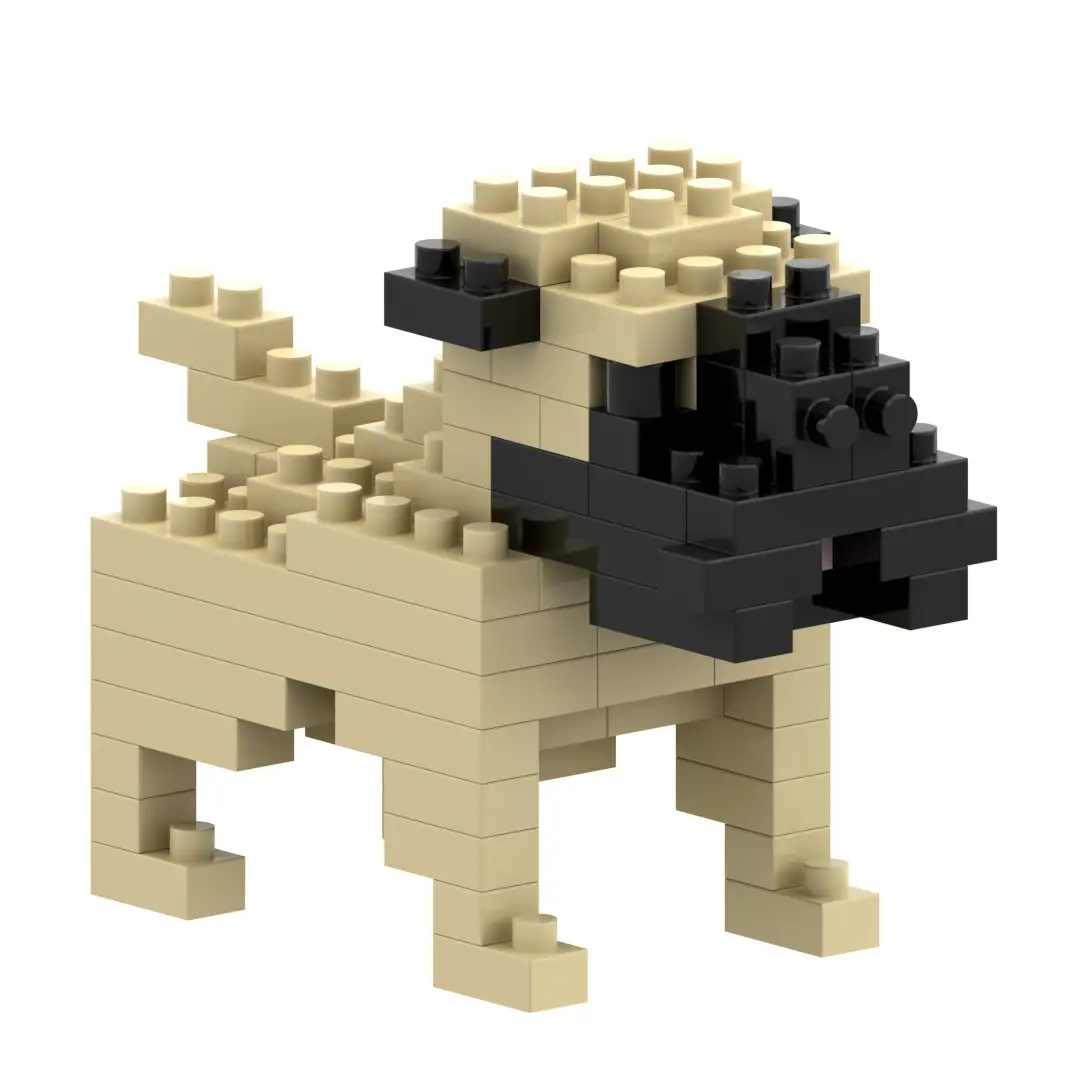 Toysmith Brixies Pug - Image 2
