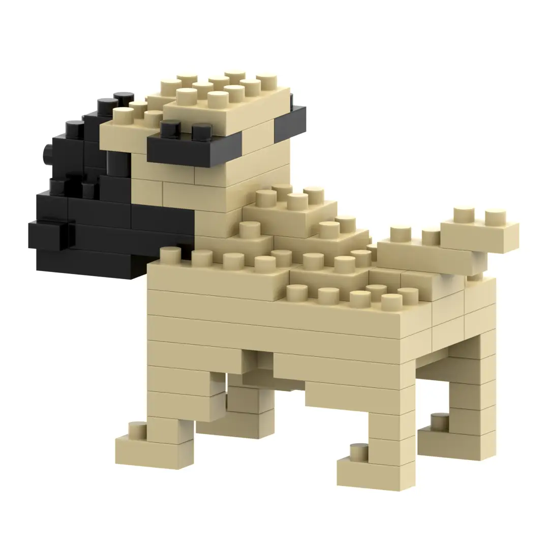 Toysmith Brixies Pug - Image 3