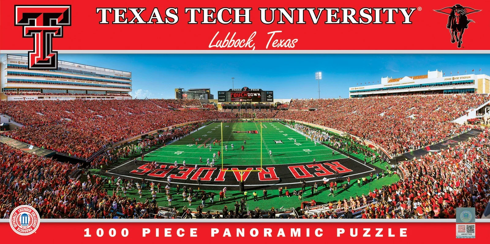 Texas Tech 1000 Piece Panoramic Puzzle - Image 3