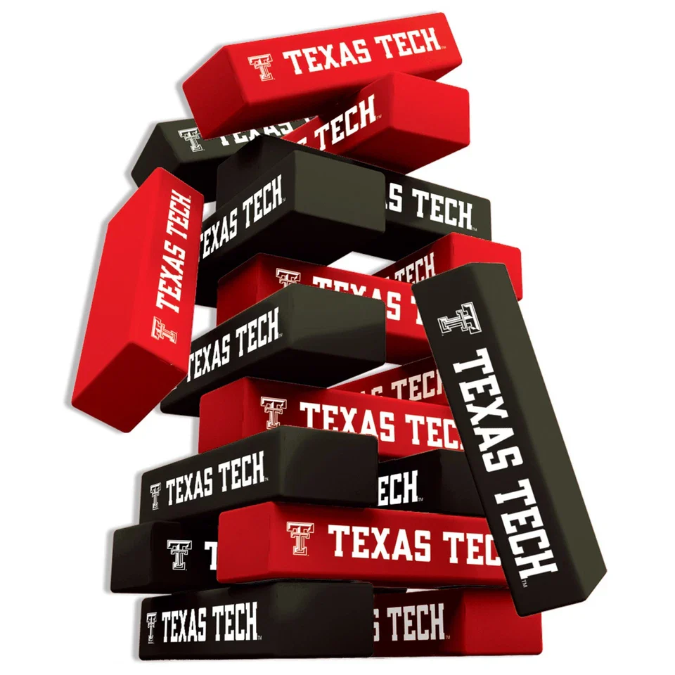 Texas Tech Tumble Tower Game (TTU3260) - Image 2